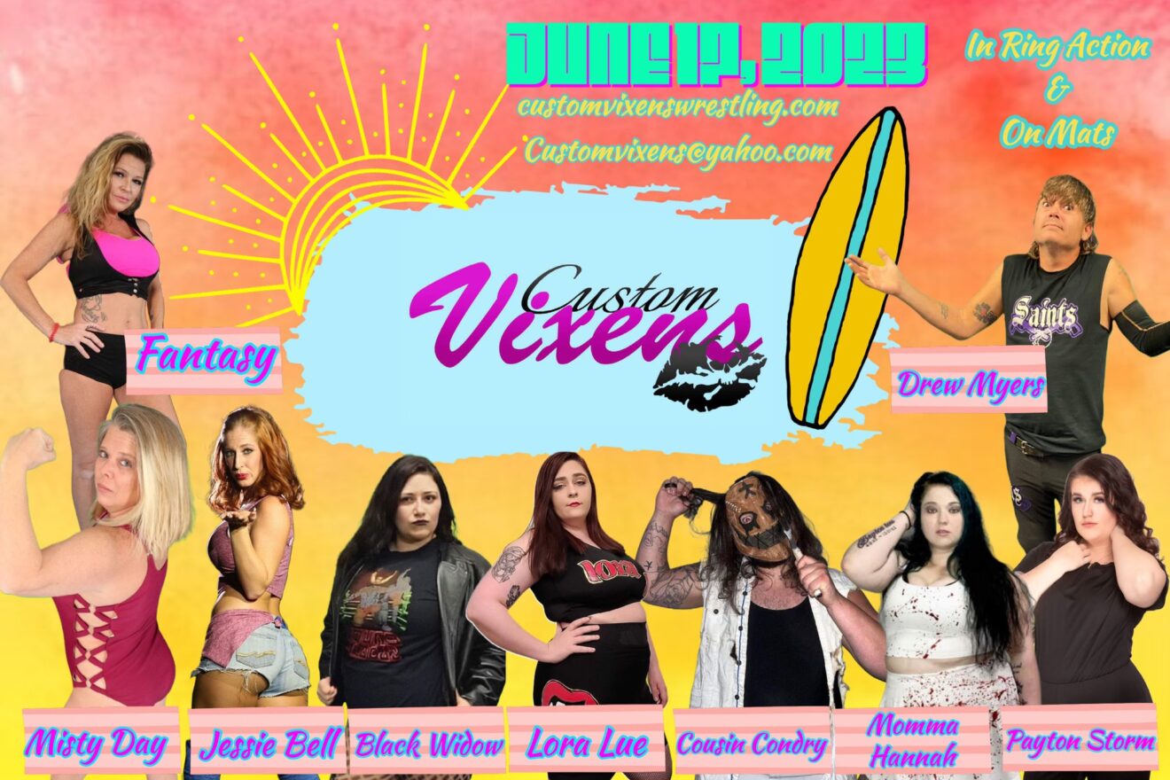 Custom Vixens Upcoming Mega Custom Shoot Female Wrestling Customs