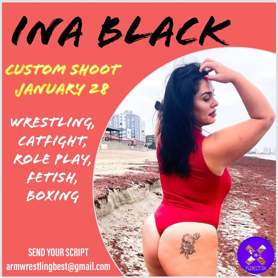 Xena Wrestling: Ina Black! - Female Wrestling Customs